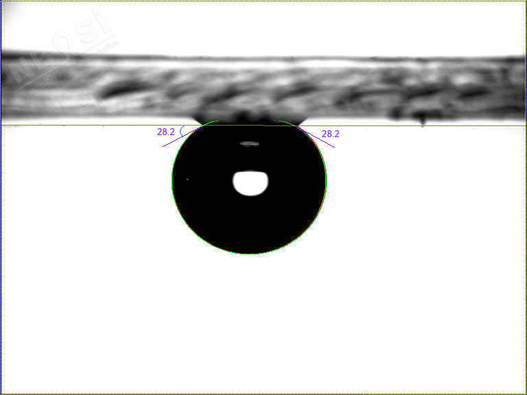 Captive Bubble測量圖