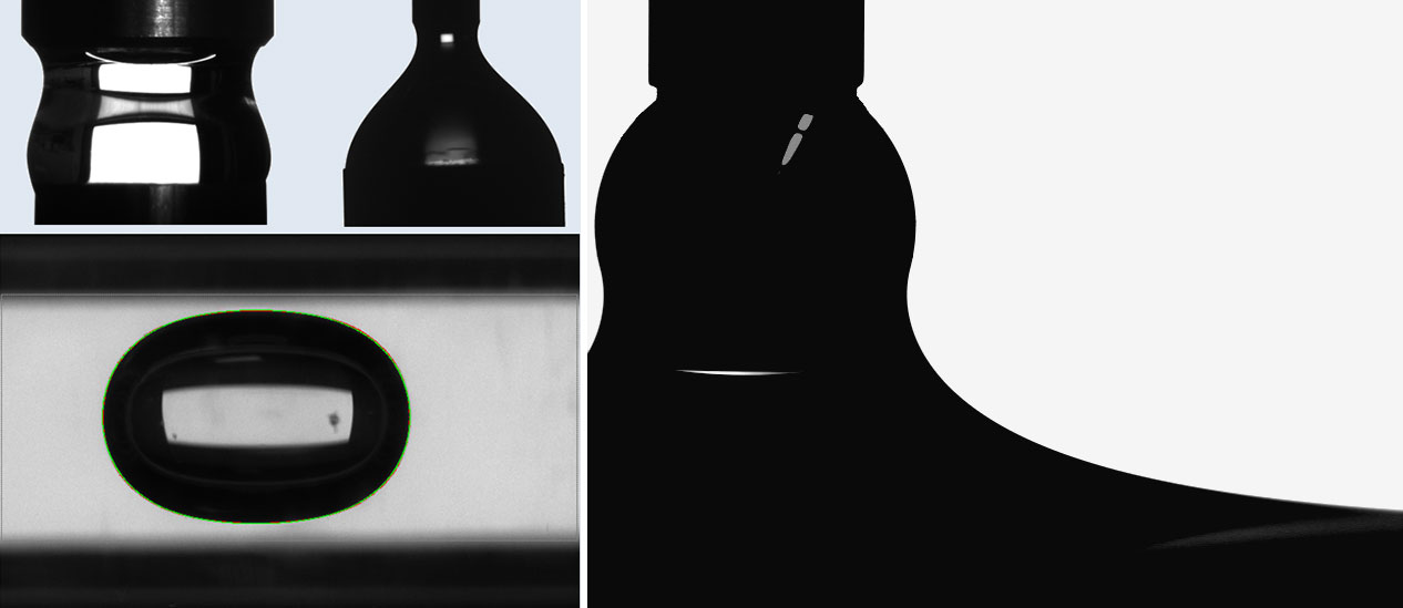 各種液面界面示意圖