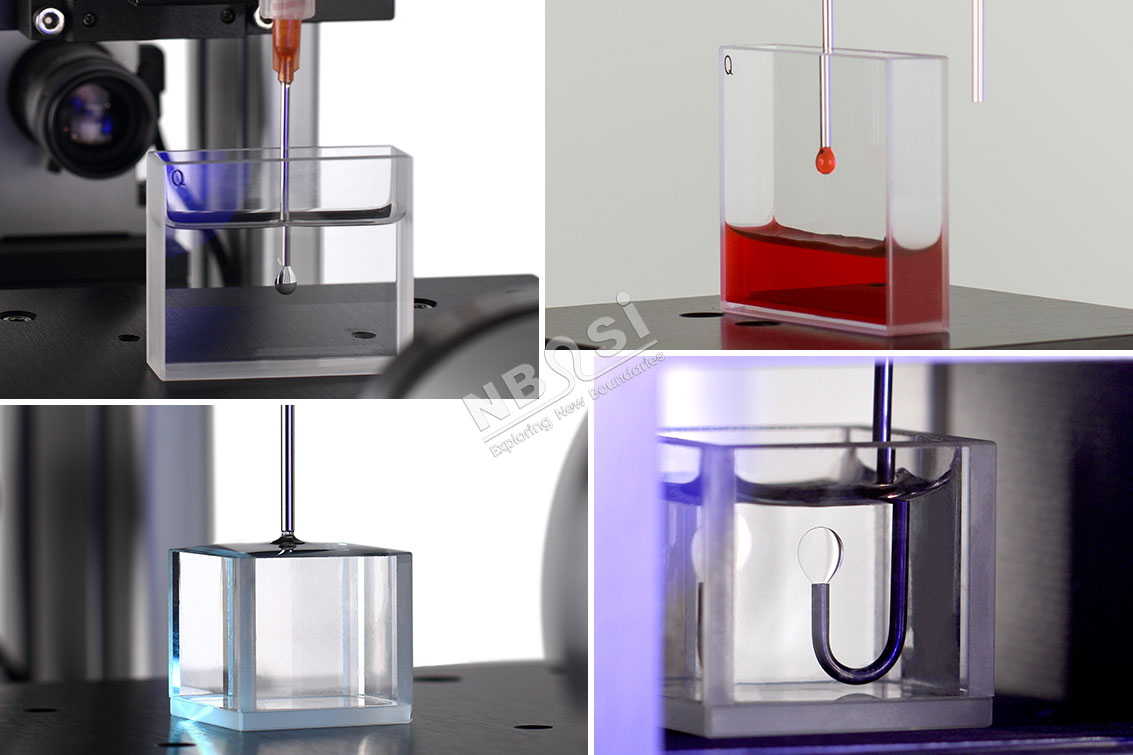 表界面張力測(cè)量示意圖